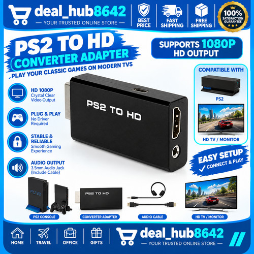 Ps2 hdmi converter game - to,