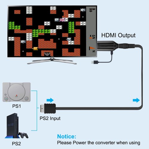 Ps2 hdmi adapter audio - ps2, to