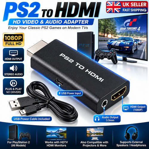 Ps2 hdmi converter adapter - converter,
